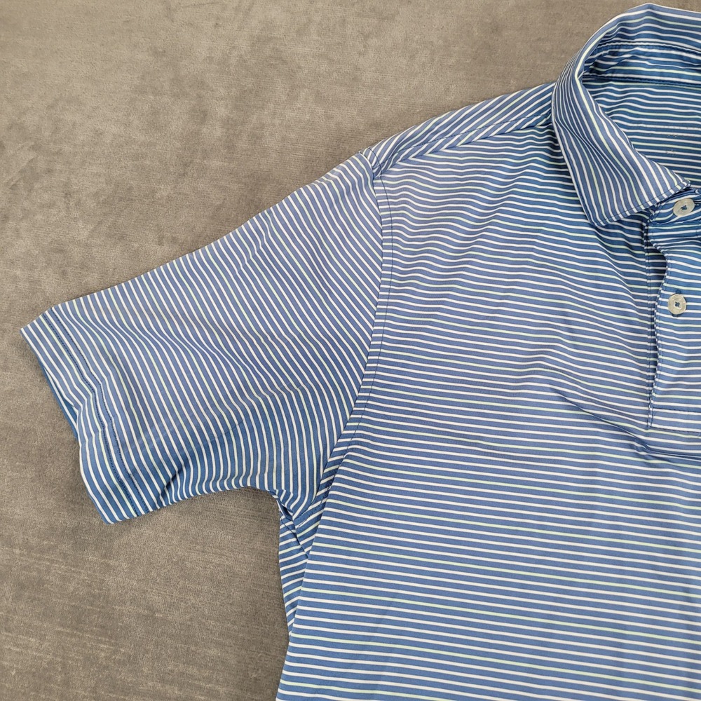 Vineyard Vines Shirt Womens Polo Striped Golf Athletic Short Sleeve Blue Size XS - Picture 6 of 12
